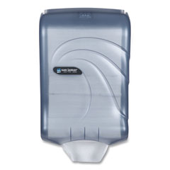 San Jamar® Ultrafold Multifold/C-Fold Towel Dispenser, Oceans, 11.75 x 6.25 x 18, Arctic Blue