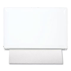 San Jamar® Singlefold Paper Towel Dispenser, 10.75 x 6 x 7.5, White
