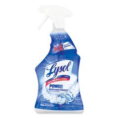 LYSOL® Brand Disinfectant Bathroom Cleaners, Liquid, Atlantic Fresh, 22 oz Trigger Spray Bottle, 6/Carton