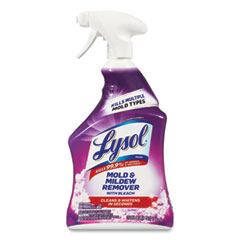 LYSOL® Brand Mold and Mildew Remover with Bleach, 32 oz Spray Bottle, 12/Carton
