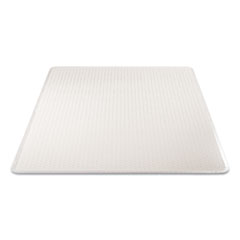 deflecto® ExecuMat All Day Use Chair Mat for High Pile Carpet, 46 x 60, Rectangular, Clear