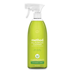 Method® All Surface Cleaner, Lime and Sea Salt, 28 oz Spray Bottle, 8/Carton