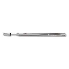 Apollo® Slimline Pen-Size Pocket Pointer with Clip, Extends to 24.5", Silver