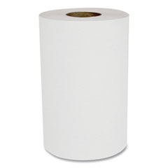 Boardwalk® Hardwound Paper Towels, Nonperforated 1-Ply White, 350 ft, 12 Rolls/Carton