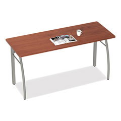 Linea Italia® Trento Line Rectangular Desk, 59.13" x 23.63" x 29.5", Cherry
