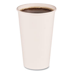 Boardwalk® Paper Hot Cups, 16 oz, White, 50 Cups/Sleeve, 20 Sleeves/Carton