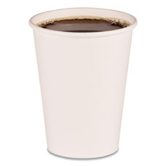 Boardwalk® Paper Hot Cups, 12 oz, White, 20 Cups/Sleeve, 50 Sleeves/Carton