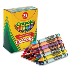Crayola® Crayons, Tuck Box, Assorted, 32/Box