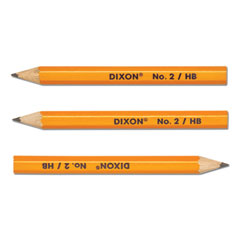 Dixon Pre-sharpened Wood Golf Pencils - #2 Lead - Yellow Wood