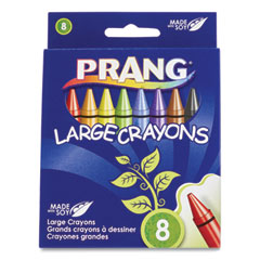 Prang® Large Crayons Made with Soy, 8 Colors/Pack