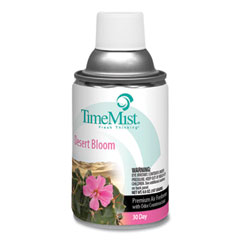 TimeMist® Premium Metered Air Freshener Refill, Desert Bloom, 6.6 oz Aerosol Spray, 12/Carton