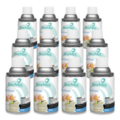Premium Metered Air Freshener Refill, Clean N Fresh, 7.1 oz Aerosol Spray, 12/Carton