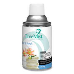 TimeMist® Premium Metered Air Freshener Refill, Clean N Fresh, 6.6 oz Aerosol Spray, 12/Carton