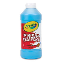 Crayola® Premier Tempera Paint, Turquoise, 16 oz Bottle
