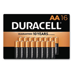Duracell® CopperTop Alkaline AA Batteries, 16/Pack
