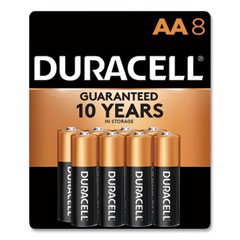 Duracell® CopperTop Alkaline AA Batteries, 8/Pack