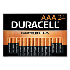 Duracell® CopperTop Alkaline AAA Batteries, 24/Pack