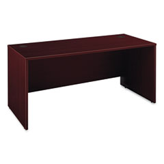 Bush® Enterprise Collection Double Pedestal Desk, 60" x 28.63" x 29.75", Harvest Cherry, (Box 1 of 2)