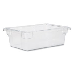 Rubbermaid® Commercial Food/Tote Boxes, 3.5 gal, 18 x 12 x 6, Clear