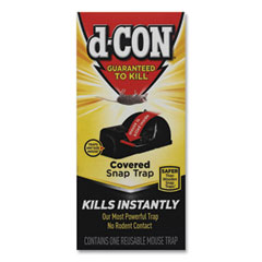 d-CON® Ultra Set Covered Snap Trap, Plastic, 6/Carton