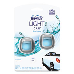 Febreze® CAR Air Freshener, Sea Spray, 2 mL Clip, 2/Pack