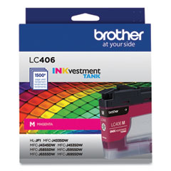 LC406MS INKvestment Ink, 1,500 Page-Yield, Magenta