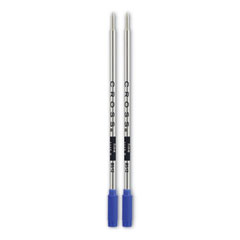 Cross® Refills for Cross Ballpoint Pens, Fine Conical Tip, Blue Ink, 2/Pack