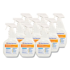 Clorox® Broad Spectrum Quaternary Disinfectant Cleaner, 32 oz Spray Bottle, 9/Carton