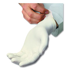 AMBITEX® L5101 Series Powdered Latex Gloves, 4 mil, X-Large, Cream, 100/Box
