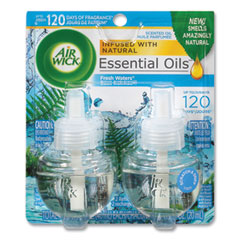 Air Wick® Scented Oil Refill, Fresh Waters, 0.67 oz, 2/Pack
