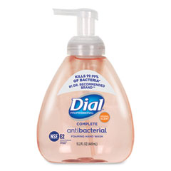 Dial® Professional Antibacterial Foaming Hand Wash, Original, 15.2 oz Pump, 4/Carton