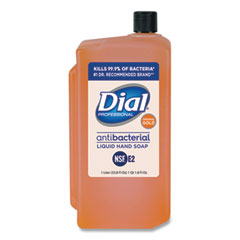 Dial® Professional Gold Antibacterial Liquid Hand Soap, Floral, 1 L, 8/Carton