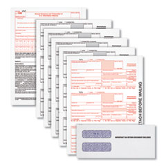 TOPS™ Five-Part 1099-NEC Online Tax Kit, 8.5 x 11, 3/Page, 24/Pack