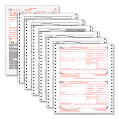 TOPS™ W-2 Tax Forms for Dot Matrix Printers, Fiscal Year: 2023, Six-Part Carbonless, 5.5 x 8.5, 2 Forms/Sheet, 24 Forms Total