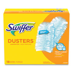 Swiffer® Dusters Refill, Fiber Bristle, Light Blue, 18/Box