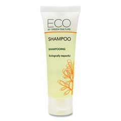 Eco By Green Culture Shampoo, Clean Scent, 30 mL, 288/Carton
