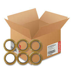 Universal® Heavy-Duty Box Sealing Tape, 3" Core, 1.88" x 54.6 yds, Clear, 36/Box
