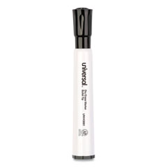 Universal™ Dry Erase Marker, Medium Bullet Tip, Black, Dozen