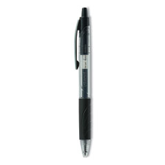 Universal™ Comfort Grip® Clear Barrel Retractable Gel Ink Roller Ball Pen