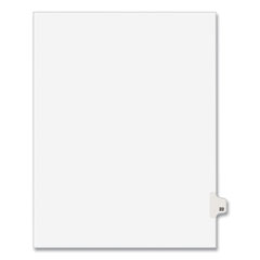 Avery® Preprinted Legal Exhibit Side Tab Index Dividers, Avery Style, 10-Tab, 22, 11 x 8.5, White, 25/Pack, (1022)