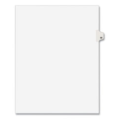 Avery® Preprinted Legal Exhibit Side Tab Index Dividers, Avery Style, 10-Tab, 32, 11 x 8.5, White, 25/Pack, (1032)