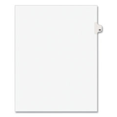 Avery® Preprinted Legal Exhibit Side Tab Index Dividers, Avery Style, 10-Tab, 80, 11 x 8.5, White, 25/Pack, (1080)