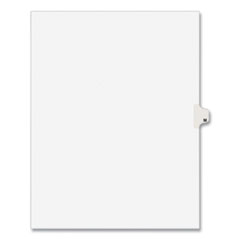 Avery® Preprinted Legal Exhibit Side Tab Index Dividers, Avery Style, 26-Tab, M, 11 x 8.5, White, 25/Pack, (1413)