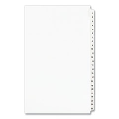 Avery® Preprinted Legal Exhibit Side Tab Index Dividers, Avery Style, 25-Tab, 1 to 25, 14 x 8.5, White, 1 Set, (1430)
