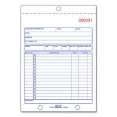 Rediform® Sales Book, 15 Lines, Three-Part Carbonless, 5.5 x 7.88, 50 Forms Total