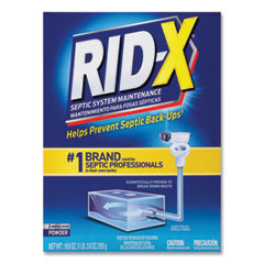 RID-X® Septic System Treatment Concentrated Powder, 19.6 oz, 6/Carton