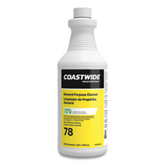 Coastwide Professional™ All-Purpose Cleaner 78, Citrus, 32 oz Bottle, 6/Carton