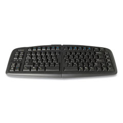GoldTouch V2 Adjustable Keyboard, 16.25 x 6.75 x 1.25, Black