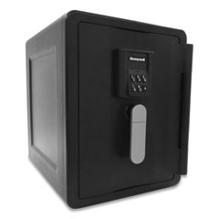 Honeywell Fire and Waterproof Safe with Digital Lock, 11.8 x 16.7 x 15.6, 0.7 cu ft, Black