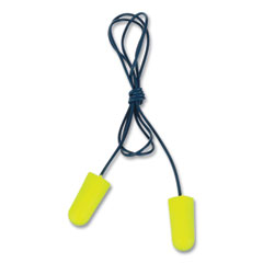 3M™ E-A-Rsoft Metal Detectable Soft Foam Earplugs, Corded, 32 NRR, Poly Bag, 200 Pairs/Box